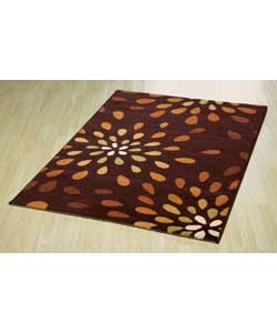 Unbranded Teardrop Rug - Chocolate