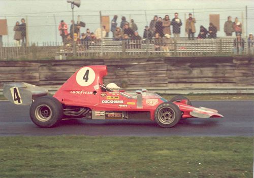 Teddy Pillette 1973 Brands Hatch Side Profile Car Photo (17cm x 12cm)