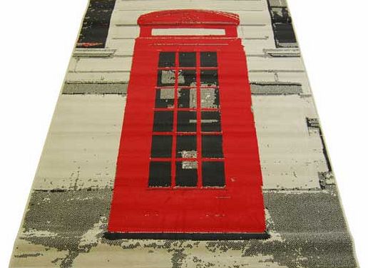 Telephone Box Rug - 60 x 110cm