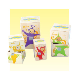 Unbranded Teletubbies-Wooden Nesting Teletubbies