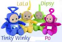 Teletubby Plush Characters (sold separately) - Laa Laa