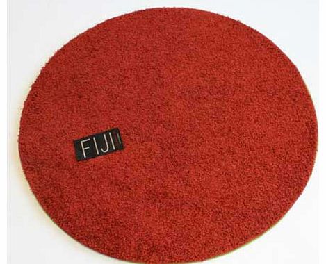 Terracotta Fiji Machine Washable Rug - 100cm