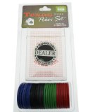 Texas Hold Em Pack Of 52 Playing Cards With Poker Chips - Travel Poker Set