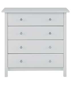 Unbranded Thames 4 Drawer Chest - White