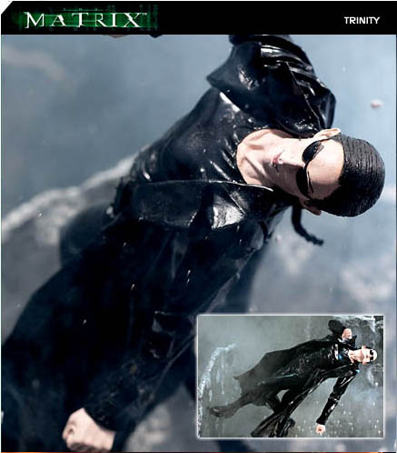 THE MATRIX TRINITY FIGURE