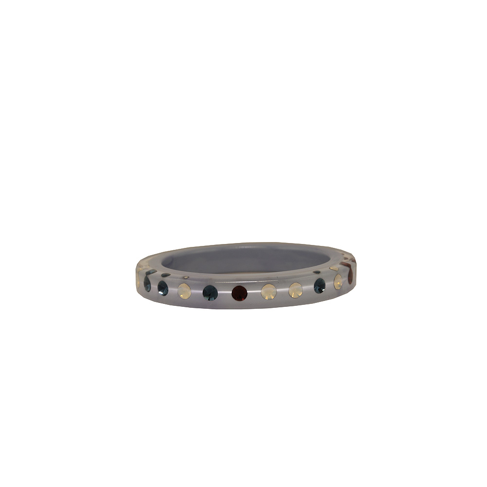 Unbranded Thin Star Bangle - Lavender