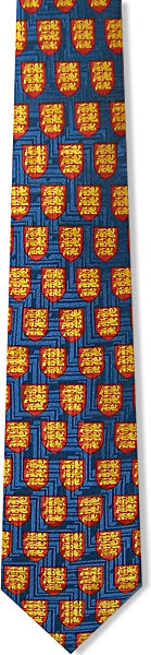 Unbranded Three Lions Crest Tie