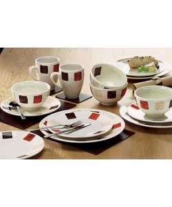 Tiles 16 Piece Dinner Set