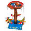 Traditional tin toy. Watch the planes go round and