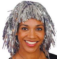 Tinsel Wig (Gold)