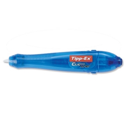 The refillable tape from Tipp-ExRetractable system to protect the nibPen shaped for comfortable