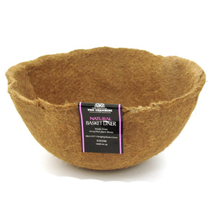 Unbranded Tom Chambers Natural Hanging Basket Liner - 16