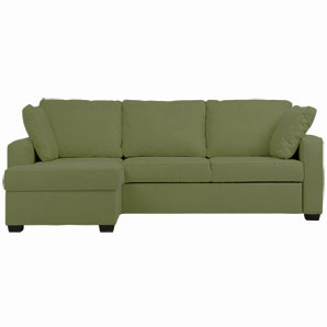 Unbranded Tom Sofa Bed, Left Hand Facing, Sage