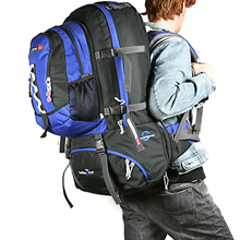 Unbranded Tomahawk 75/85L Rucksack (blue)