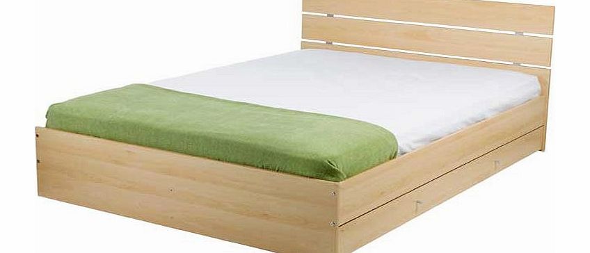 Unbranded Toronto Kingsize Bed Frame - Beech Effect