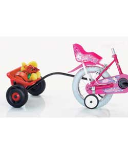 Great for keeping toys. Tipping facility. Fits 12/14/16 cycles