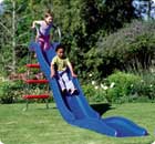 Slide & Steps, High side walls and wide chute body for safer descent
