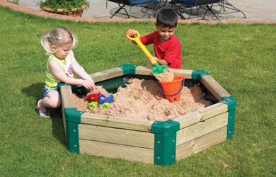 Unbranded TP121 Forest Hexagonal Sandpit