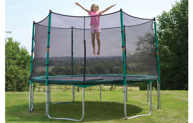 Unbranded TP279/296 Capital Trampoline and Surround 8ft Set