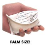 Resealable disposable urinal. 0.8l capacity. Leekp