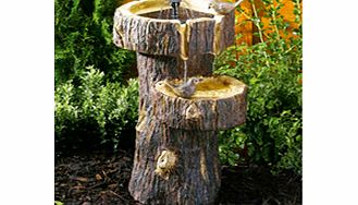 Unbranded Tree Trunk Birdbath