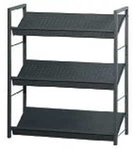 Trexus Metal Low 3 shelf unit silver