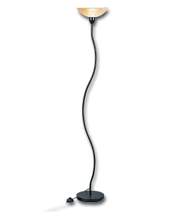 Trident Wavy Stem Floor Lamp