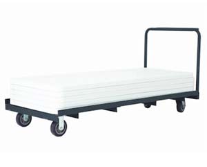 Unbranded Trolley for rectangular polyethylene tables