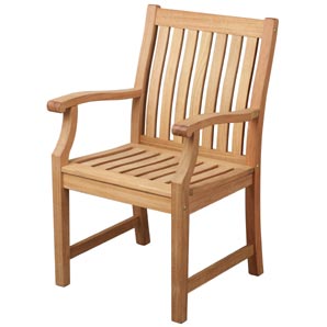 Truro Dining Armchair, Courbaril