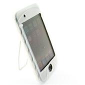 A new spin on an old theme - prop your touch up with this curvy double tough skin and metal kickstan