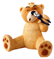 Tug Figurine Bad Taste Bear