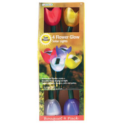 Unbranded Tulip Garden Solar Lights - Set of 4