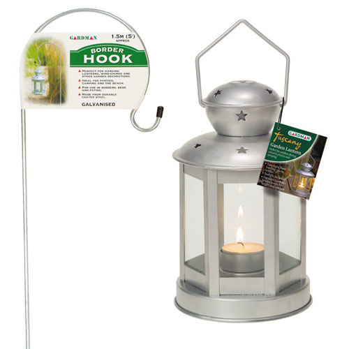 Unbranded Tuscany Lantern with 1.5m Hook