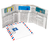 Unbranded Tyvek Wallets (Newspaper)