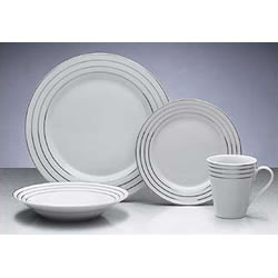 Ultimate 16pc Gold Band Dinner Set ULT