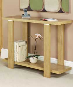 Unbranded Urban Oak Finish Console Table