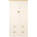 Utopia white painted gents wardrobe furniture