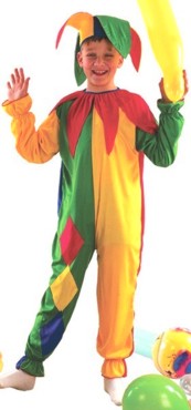 Value Costume: Child Jester (Small 3-5 yrs)