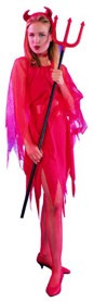 Unbranded Value Costume: Mini Dress Devil Lady