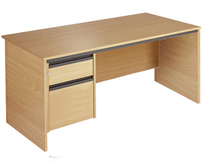 Value line rectangular panel end clerical desk