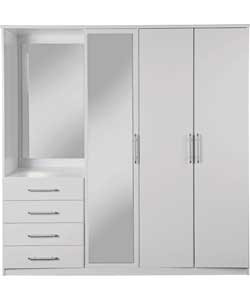 Unbranded Vancouver Wardrobe Fitment - White