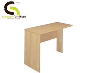 Unbranded Veneer return desk maple