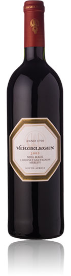 Unbranded Vergelegen Mill Race Cabernet Sauvignon Merlot 2005 Stellenbosch (75cl)