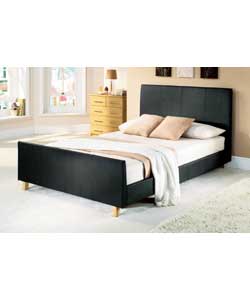 Verona Upholstered Double Bedstead - Sprung Mattress