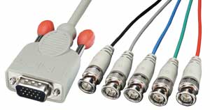 VGA Cable - Premium SVGA to 5 x BNC Monitor