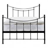 Unbranded Victorian Black Satin King Size Bedstead