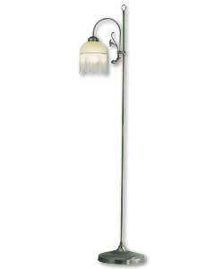 Victoriana Floor Lamp - Antique Brass Finish