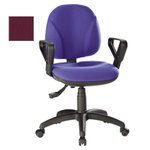 Viking Medium Back Ergonomic Operator Chair-Burgundy