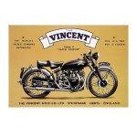 Vincent Black Shadow tribute plaque