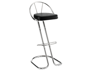 Unbranded Vinyl and chrome high chair